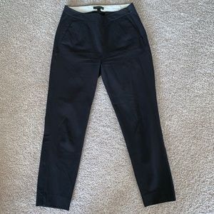 J. Crew Martie slim crop pant in bi-stretch cotton